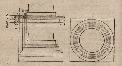 Base of the Twisted Column by Albrecht Dürer